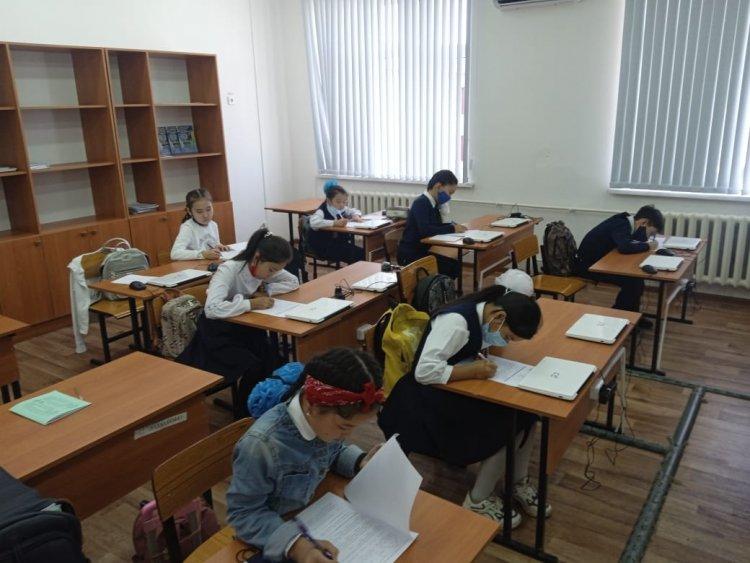 №23 Тескентоған жалпы орта білім бретін мектебінде 5-6 сынып оқушыларымен математика пәнінен "Алтын сақа"  мектепшілік олимпиадасы өтті.