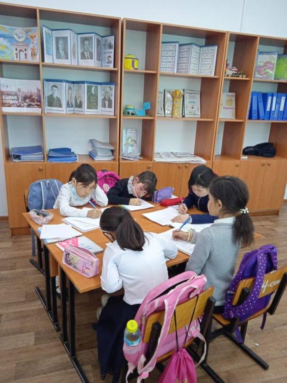 № 23 Тескентоған жалпы орта білім беретін мектебінде 12  қараша күні  2-4- сынып  оқушыларының   математика  пәнінен оқу матетикалық сауаттылығын  анықтау мақсатында  бақылау  жұмысы  алынды.
