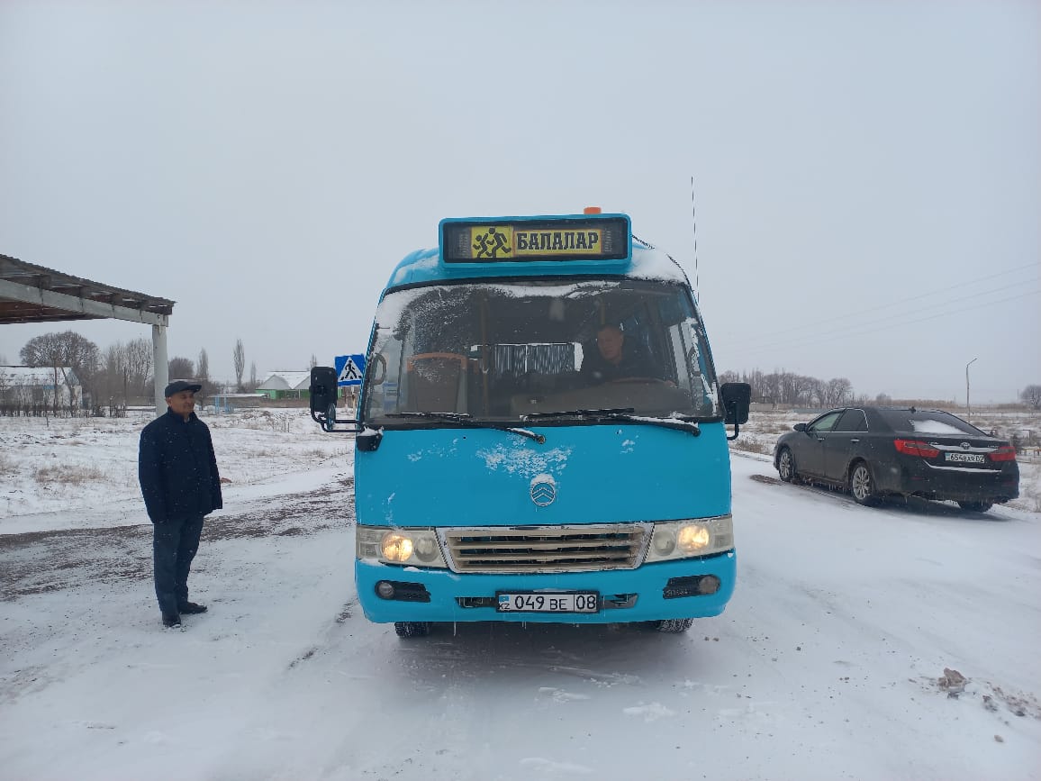 Аққайнар ауылынан тасымалданатын 1-11 сынып білім алушыларының қауіпсіздігін қамтамасыз ету