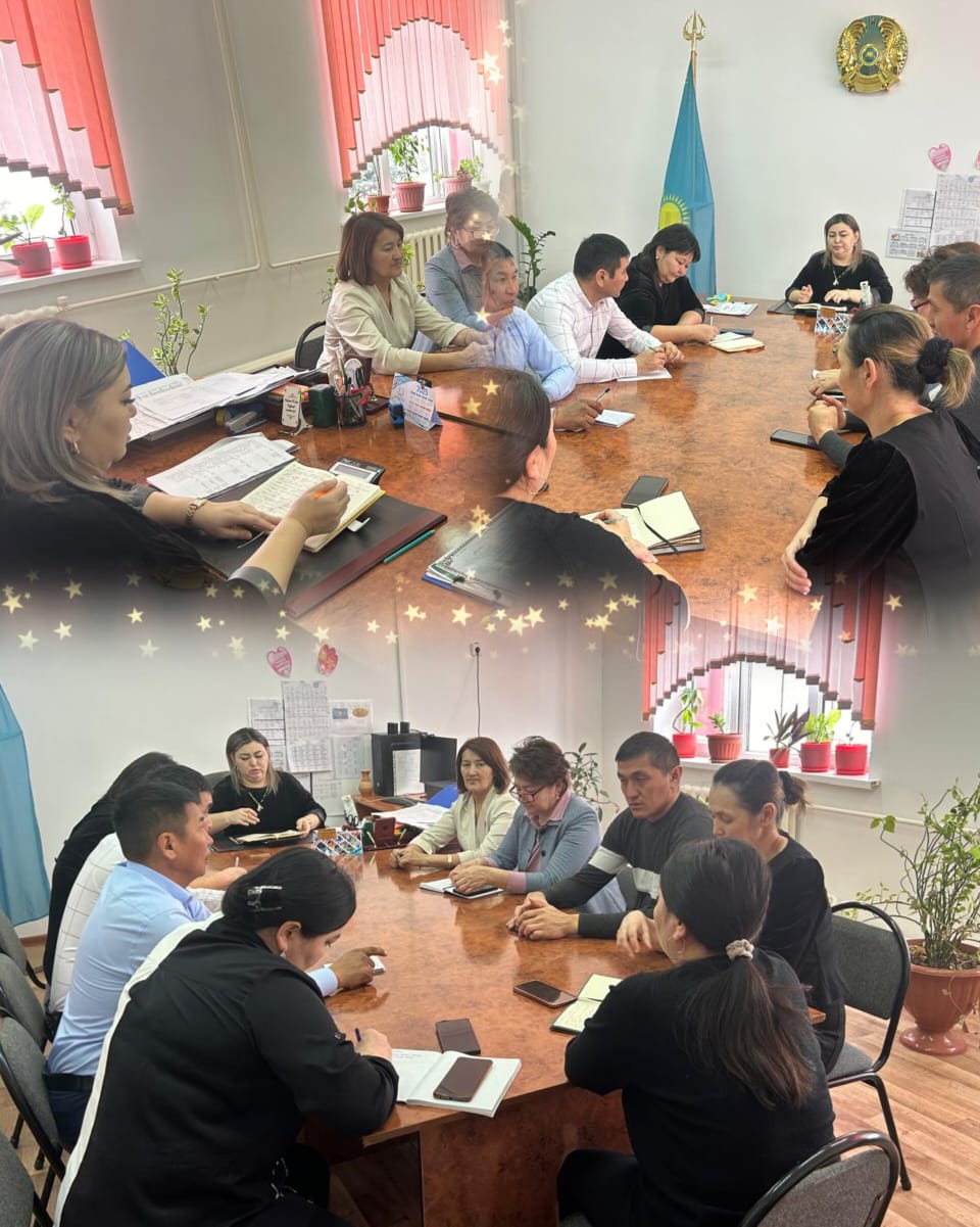 мектеп әкімшілігімен өткен мәселелерді уақытылы, нәтижелі  орындалуын бақылауда ұстау