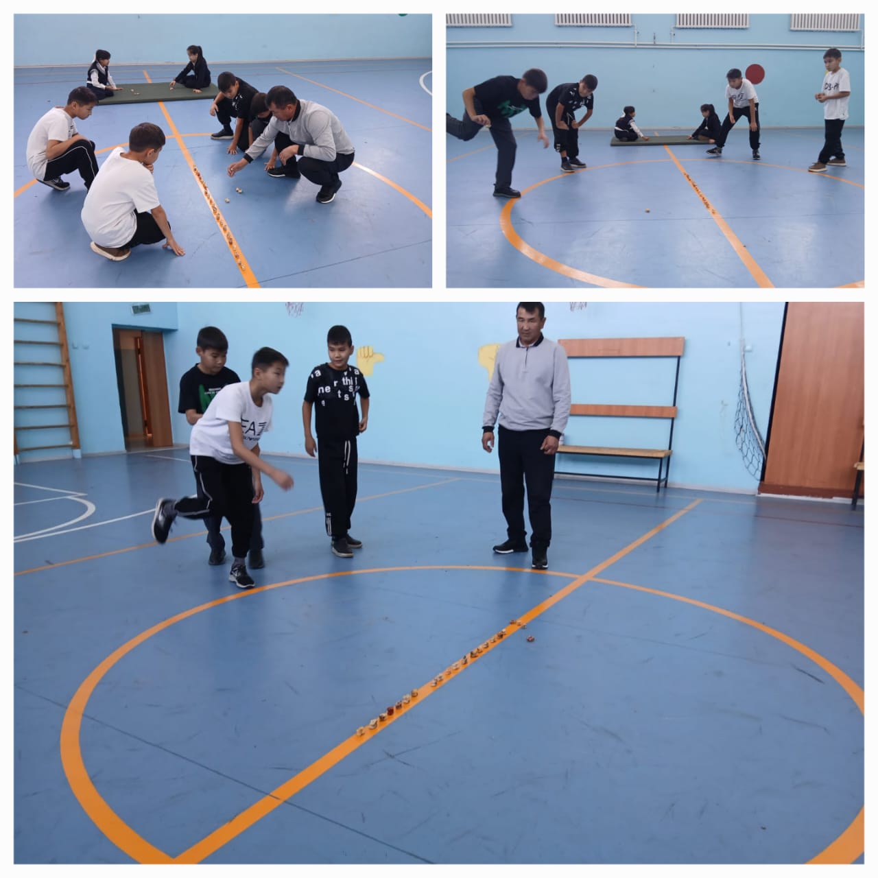 Бес асық ойыны "Алмастыру"жаттығуы